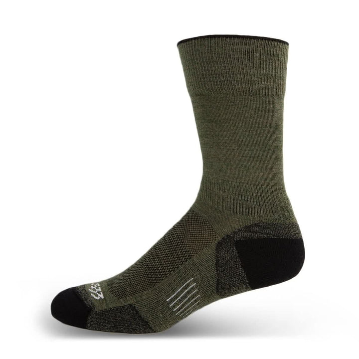 Mountain Heritage Micro Weight Full Cushion Boot 10 Inch Socks #color_olive-drab