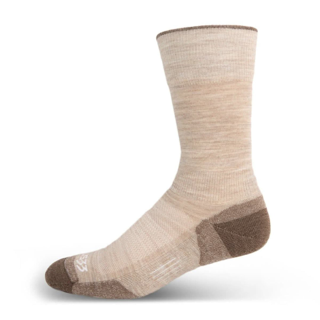 Mountain Heritage Micro Weight Full Cushion Boot 10 Inch Socks  #color_oatmeal