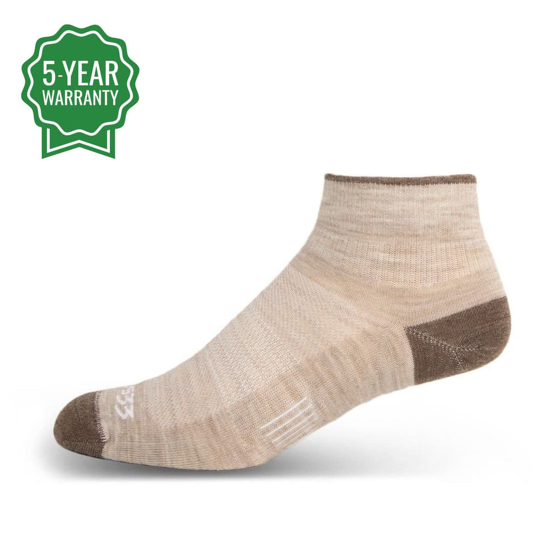 Mountain Heritage Micro Weight Ankle Liner Socks Oatmeal #color_oatmeal
