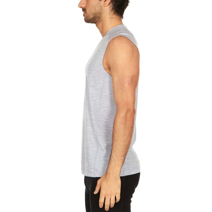 Minus33 Merino Wool Clothing Woolverino Men's Micro Wool Sleeveless#color_ash-gray